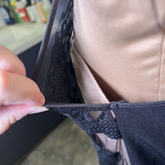 Greylin SZ S Embroidered Sheer Mesh Stretch Top Whimsigoth Fairy Goth Romantic - Picture 4 of 8